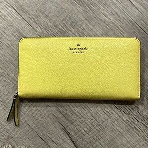 Yellow Kate Spade Wallet